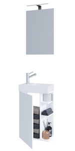 VCM, 3-tlg Badmöbel Set 3-tlg Badmöbel Set, VCM - 3-tlg Badmöbel Set, One Size, Weiss