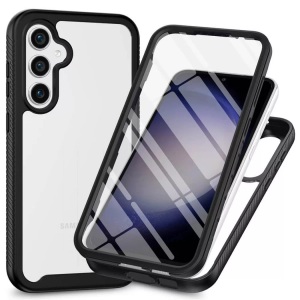 Cover-Discount, Cover-Discount - Galaxy S25 Full Protection Schutzhülle, Schwarz