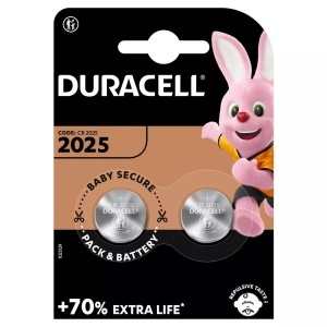 Duracell, Duracell Cr2025 3 V - Knopfzelle (Silber), Duracell, Unsere Neuheiten, Duracell Spezial Lithium Knopfzellen CR2025 2 Stk., Produkte & Wohnen