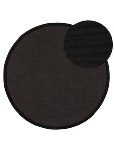 Benuta, Sisalteppich Sana Schwarz Sisalteppich Sana Schwarz, 