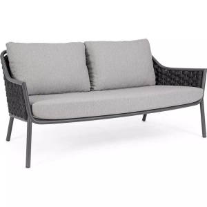 mutoni lifestyle, Gartensofa Everly 2-Sitzer graphit, Gartensofa Everly 2-Sitzer graphit