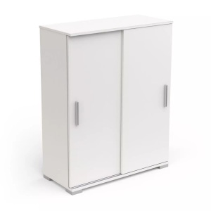 Calicosy, Calicosy - Sideboard 2 Schiebetüren L79,9 cm, One Size, Weiss, Calicosy - Sideboard 2 Schiebetüren L79,9 cm, One Size, Weiss