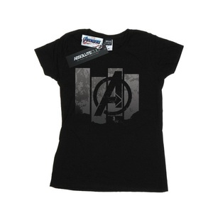 Marvel, Avengers Endgame Panel Logo Baumwolle Tshirt Damen Schwarz S, MARVEL - Avengers Endgame TShirt, für Damen, Schwarz, Größe S