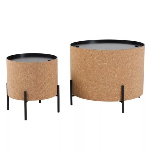 mutoni trend, Couchtische Kork 63 (2er-Set), Couchtische Kork 63 (2er-Set)