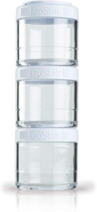 Blender Bottle, BlenderBottle GoStak 100ml 3Pak, White, Blender Bottle, Unsere Neuheiten, Blender Bottle GoStak 3Pak 100ml Vorratsdosen-Sets, Produkte & Wohnen