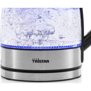 Tristar, Tristar Wk-3777 - Wasserkocher (Transparent/Schwarz/Metallisch), Tristar WK-3377 Glas Wasserkocher mit LED
