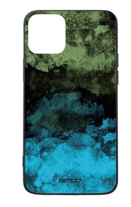 GUSCIO, iPhone 12 / 12 Pro - Cover Mineral BlackLime, 