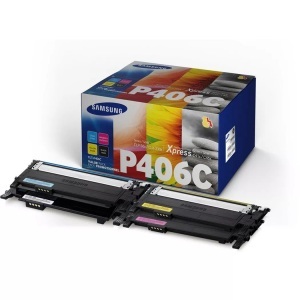 Samsung, Samsung Rainbow Clt-P406C/els Toner-Modul, Samsung Toner Rainbow Kit, CMYBK, CLT-P406C, (1000/1500 Seiten)
