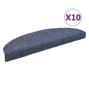 vidaXL, vidaXL Selbstklebende Treppenmatten 10 Stk. Blau 65x21x4cm Nadelvlies, vidaXL Selbstklebende Treppenmatten 10 Stk. Blau 65x21x4cm Nadelvlies
