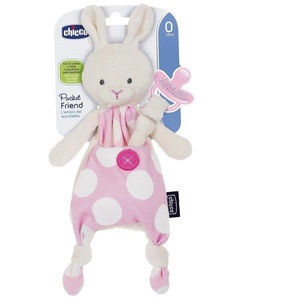 CHICCO, Chicco Schnullerhalter POCKET FRIENDS Girl, Chicco - Schnullerhalter POCKET FRIENDS Girl (1 Stk), One Size