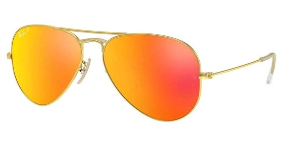 Ray-Ban, Ray-Ban Aviator large RB 3025 112/4D, Ray-Ban Sonnenbrillen RB3025 Aviator Flash Lenses Polarized 112/4D