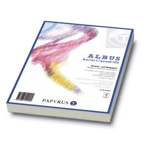 Papyrus, PAPYRUS Zeichenpapier A2 88248958 160g, kariert 5mm 100 Blatt, Papyrus Zeichenpapier, A2, 160g, kariert, 5mm, 12808, (100 Blatt)
