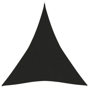 vidaXL, vidaXL Sonnensegel 160 g/m² Schwarz 4x5x5 m HDPE, vidaXL Sonnensegel 160 g/m² Schwarz 4x5x5 m HDPE