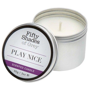 Fifty Shades Collection (all), Play Nice Vanillekerze Schwarz | Fifty Shades Collection, Massagekerze ?Play Nice Vanilla Candle?