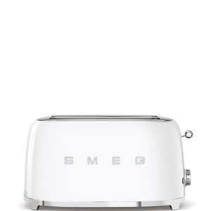 SMEG, SMEG 50's Retro Style Langschlitztoaster 2 Scheiben weiss, SMEG Langschlitzer-Toaster TSF02WHEU weiss