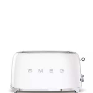 SMEG, SMEG 50's Retro Style Langschlitztoaster 2 Scheiben weiss, SMEG Langschlitzer-Toaster TSF02WHEU weiss