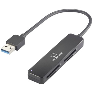 Renkforce, Renkforce RF-PCR-220 USB-Kartenleser Smartphone/Tablet Kartenleser Schwarz, Renkforce RF-PCR-220 Externer Speicherkartenleser USB-A (USB 3.2 Gen 1) Schwarz