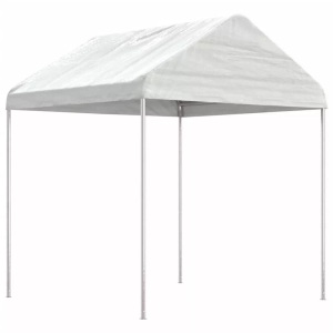 vidaXL, vidaXL Pavillon mit Dach Weiß 2,28x2,23x2,69 m Polyethylen, vidaXL Pavillon mit Dach Weiß 2,28x2,23x2,69 m Polyethylen
