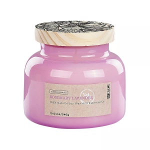 Beliani, Duftkerze aus Sojawachs Modern DELIGHT BLISS Duftkerze aus Sojawachs Modern DELIGHT BLISS, Beliani - Duftkerze aus Sojawachs DELIGHT BLISS, One Size, Pink