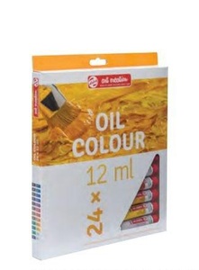 Art Creation, AC Oelfarbe Set 24x12ml, Talens Ölfarbe 24er Set, Mehrfarbig
