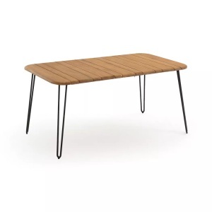 LA REDOUTE INTERIEURS, Klapptisch Spritz aus Akazienholz, für 6 Personen, La Redoute Intérieurs - Klapptisch Spritz, One Size, Beige