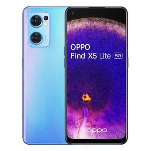 Oppo, OPPO Find X5 Lite 5G 256 GB Blau, Oppo Find X5 Lite 5G (256GB, Startrails Blue)