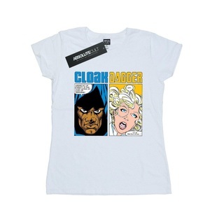 Marvel, Cloak And Dagger Comic Panels Tshirt Damen Weiss M, 