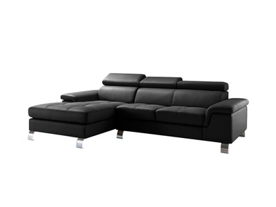 Vente-unique, Ecksofa Leder MISHIMA Ecke Links Ecksofa Leder MISHIMA Ecke Links
