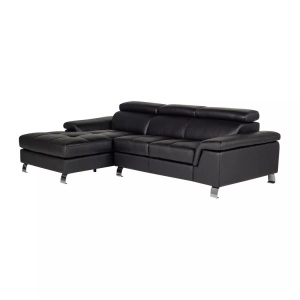 Vente-unique, Ecksofa Leder MISHIMA Ecke Links Ecksofa Leder MISHIMA Ecke Links