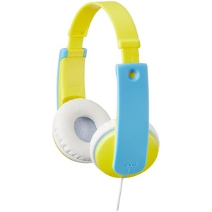 undefined, JVC HA-KD7-YN, Kinderkopfhörer, gelb - Kindergerecht, Lautstärkebegrenzung, JVC On-Ear-Kopfhörer HA-KD7 Gelb