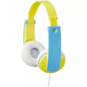 undefined, JVC HA-KD7-YN, Kinderkopfhörer, gelb - Kindergerecht, Lautstärkebegrenzung, JVC On-Ear-Kopfhörer HA-KD7 Gelb