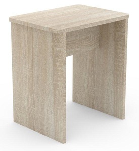 VCM, Holz Sitzhocker Würfel Fußablage Beistelltisch Esal Holz Sitzhocker Würfel Fußablage Beistelltisch Esal, VCM - Holz Sitzhocker Würfel Fußablage Beistelltisch Esal, 40cm, Greige