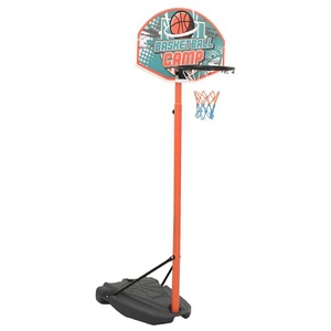 vidaXL, vidaXL Tragbares Basketball-Set Verstellbar 180-230 cm, vidaXL Tragbares Basketball-Set Verstellbar 180-230 cm