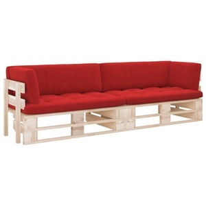 vidaXL, vidaXL 2-Sitzer-Palettensofa mit Kissen Imprägniertes Kiefernholz, vidaXL 2-Sitzer-Palettensofa mit Kissen Imprägniertes Kiefernholz
