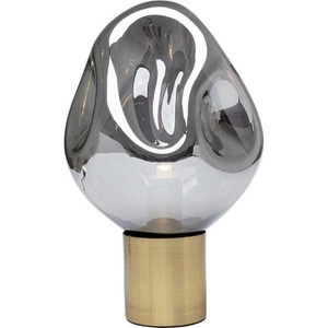 KARE, KARE Romy LED-Tischleuchte Stahl und Glas gold, Tischleuchte Dough silber