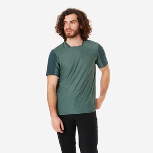 ROCKRIDER, Kurzarmtrikot - St 100 Unisex Ocker XL, ROCKRIDER - Kurzarmtrikot ST 100, XL, Waldgrün