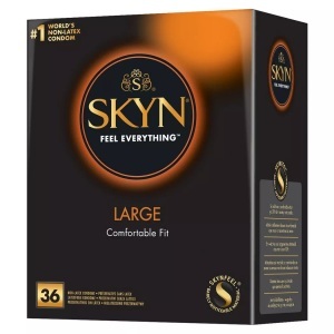 Skyn, Latexfreie Kondome ?Skyn Large?, extra groß, Manix Skyn Large Präservative (36 Stk)