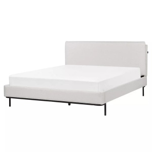Beliani, Bett mit Lattenrost aus Polyester Modern CORIO Bett mit Lattenrost aus Polyester Modern CORIO