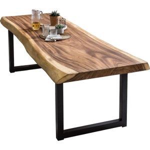 mutoni living, Esstisch Massivholz Suarholz Stahl 200x90, Esstisch Massivholz Suarholz Stahl 200x90