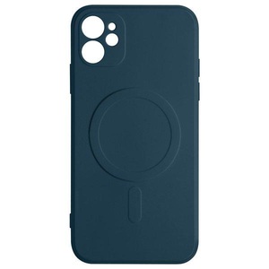 Avizar, Apple iPhone 11 - Silikongel MagSafe Hülle, Avizar - MagSafe Hülle iPhone 11 Dunkelblau, Nachtblau