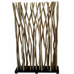 mutoni living, Paravent Raumteiler Teak 100x150, Paravent Raumteiler Tekka 100x150