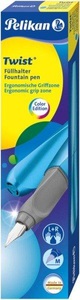 Pelikan, Füllhalter Twist Frosted blue, Füllfederhalter, PELIKAN Füllhalter Twist M 811255 Frosted Blue