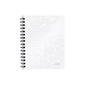 Leitz, LEITZ Collegeblock WOW PP A5 4641-00-01 weiss kariert, Leitz Collegeblock, WOW PP, A5, weiss, kariert, 4641-00-01