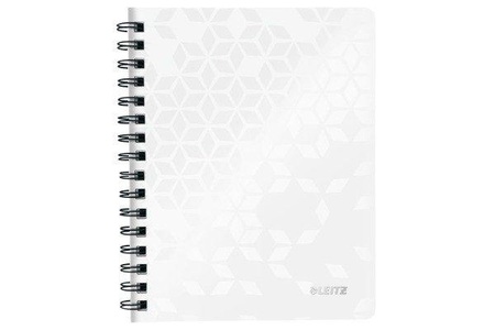 Leitz, LEITZ Collegeblock WOW PP A5 4641-00-01 weiss kariert, Leitz Collegeblock, WOW PP, A5, weiss, kariert, 4641-00-01