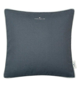 Tom Tailor, TOM TAILOR Kissenhülle »Dove Signature«, (1 St.), Tom Tailor Kissenhülle , T-Dovesignature75350-012-40-40 , Anthrazit, Grau , Textil , Uni , 40 cm , hochwertige Qualität , 003021128903