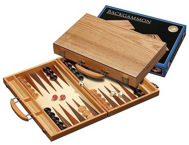 Philos, Philos 1110 - Backgammon Koffer Kreta, Kreta medium