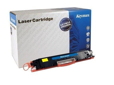 KEYMAX, KEYMAX Toner-Modul yellow CE312AKEY zu HP LJ Pro CP1025 1000 S., Keymax Toner, gelb, CE312AKEY, (1'000 Seiten)