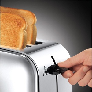 RUSSELL HOBBS, Russell Hobbs 23520-56 Chester - Toaster (Edelstahl/Schwarz), Russell Hobbs Toaster Victory 23520-56 Schwarz