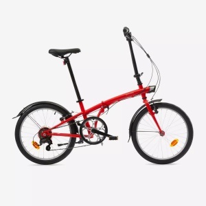 BTWIN, BTWIN - Klappvelo 20 Zoll Stahlrahmen, One Size, Grau