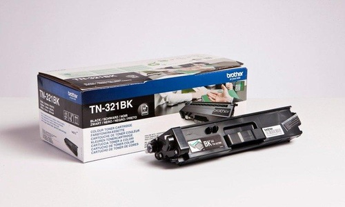 Brother, Original Tonerpatrone schwarz Brother TN-321BK, Brother Toner, schwarz, TN-321BK, (2'500 Seiten)
